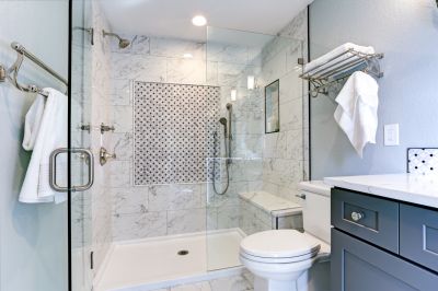 Spacious Walk-In Shower